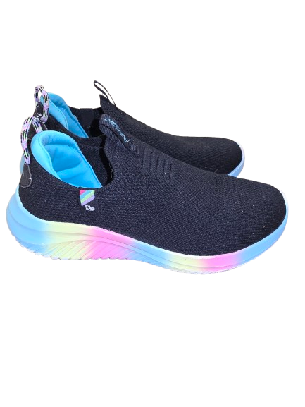 Girls Sketchers Memory Foam Sneaker Black