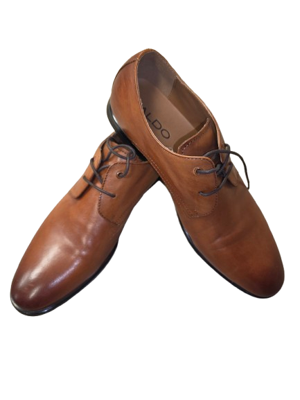 Camel Color leather Mens Shoe