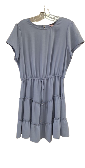 City Studios Juniors' ruffled tiered fit &amp; flare dress