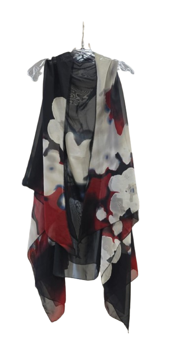 Rokou Women's Tie Dye Abstract Printed Vest
