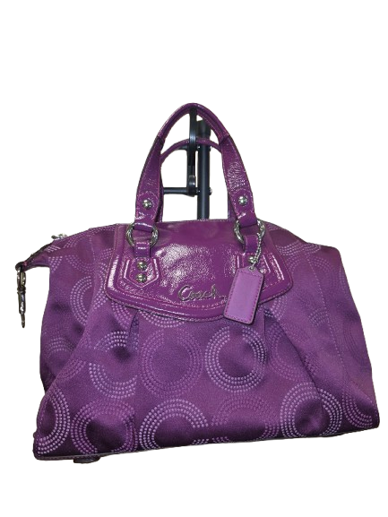 Coach Ashley Dotted Op Art Convertible Hobo Bag