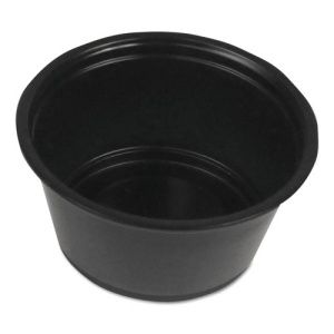 4 oz portion cup black