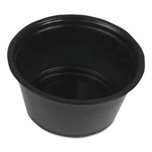 4 oz portion cup black 50/50 Count