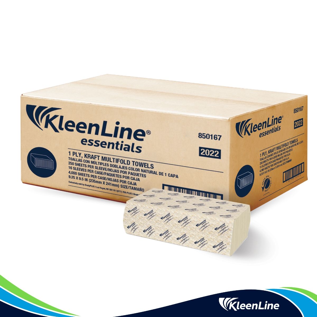 8in Multifold Paper Towel White 4000  Ct