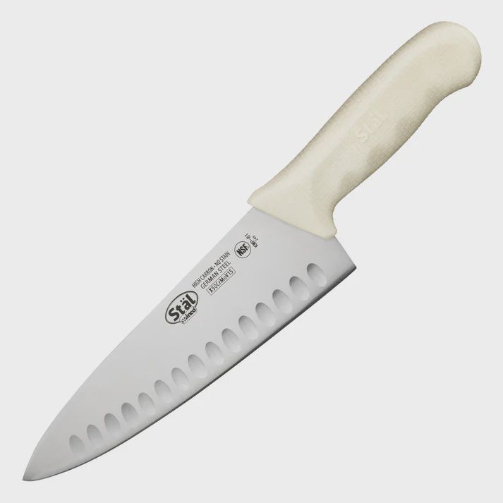 Winco Hollow Knife 8" white pp hdl