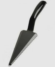 Sabert Cake Cutting &amp; Server 10" Black 72 Count