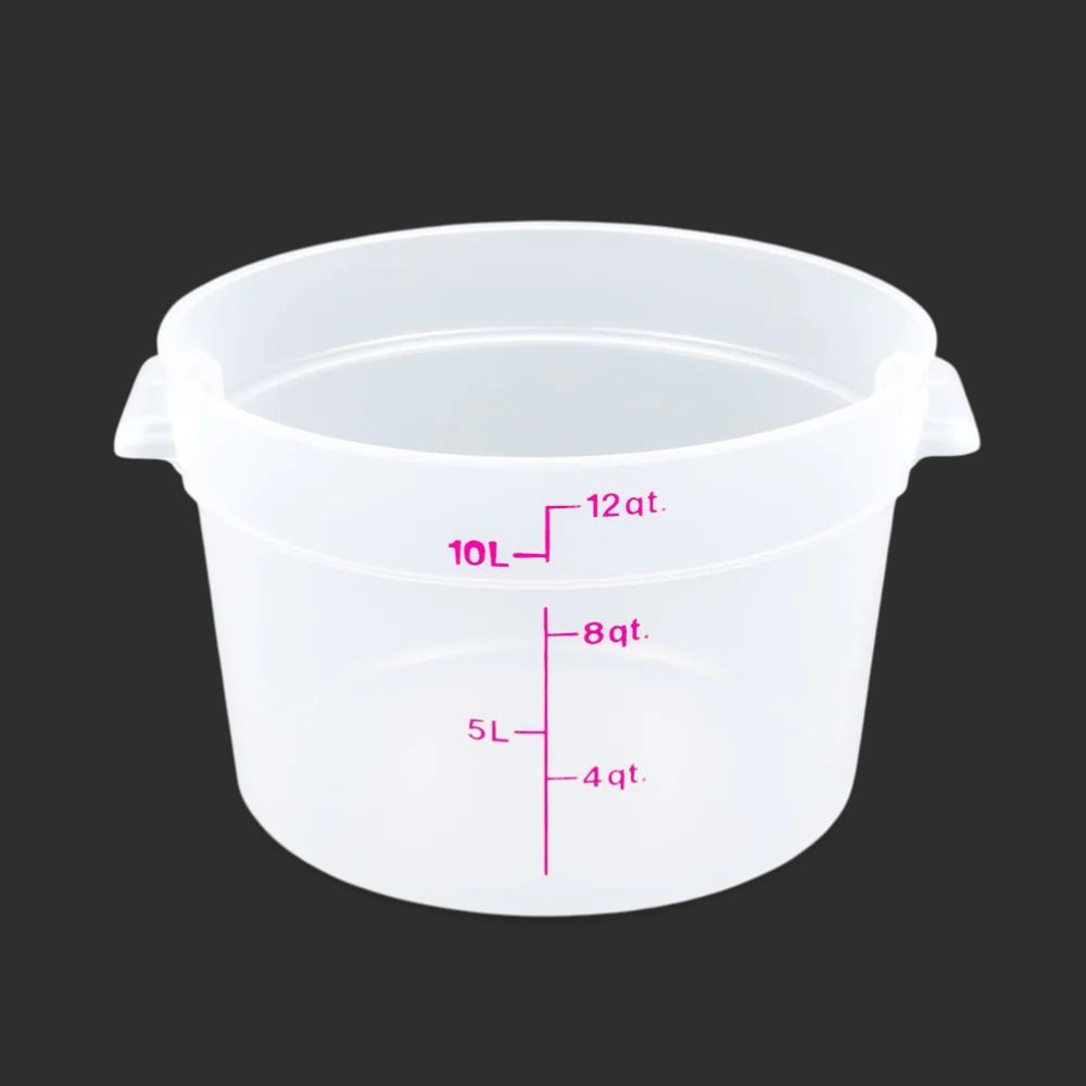 Cambro 12 qt Clear with Lid