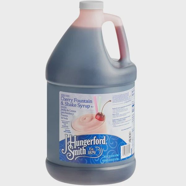 J.Hungerford Cherry Milkshake Syrup 4/1 Gal
