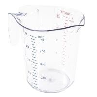 Winco 1 qt Measuring Cup- Polycarbonate, Clear