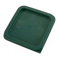 Winco Cover for 2&amp;4 qt Square Storage Containers Polyethylene, Green