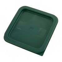 Winco Cover for 2&amp;4 qt Square Storage Containers Polyethylene, Green