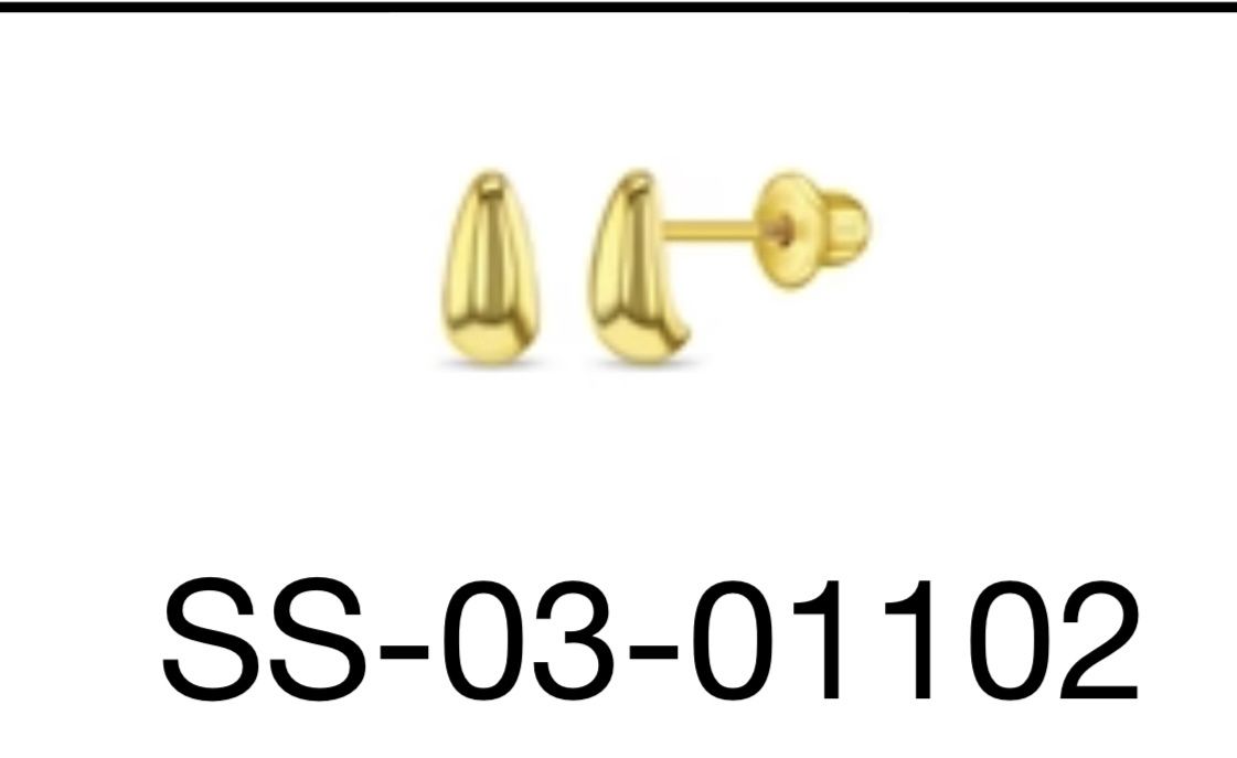 Gold Plated Silver Earring