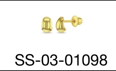 Gold Plated Silver Earrings