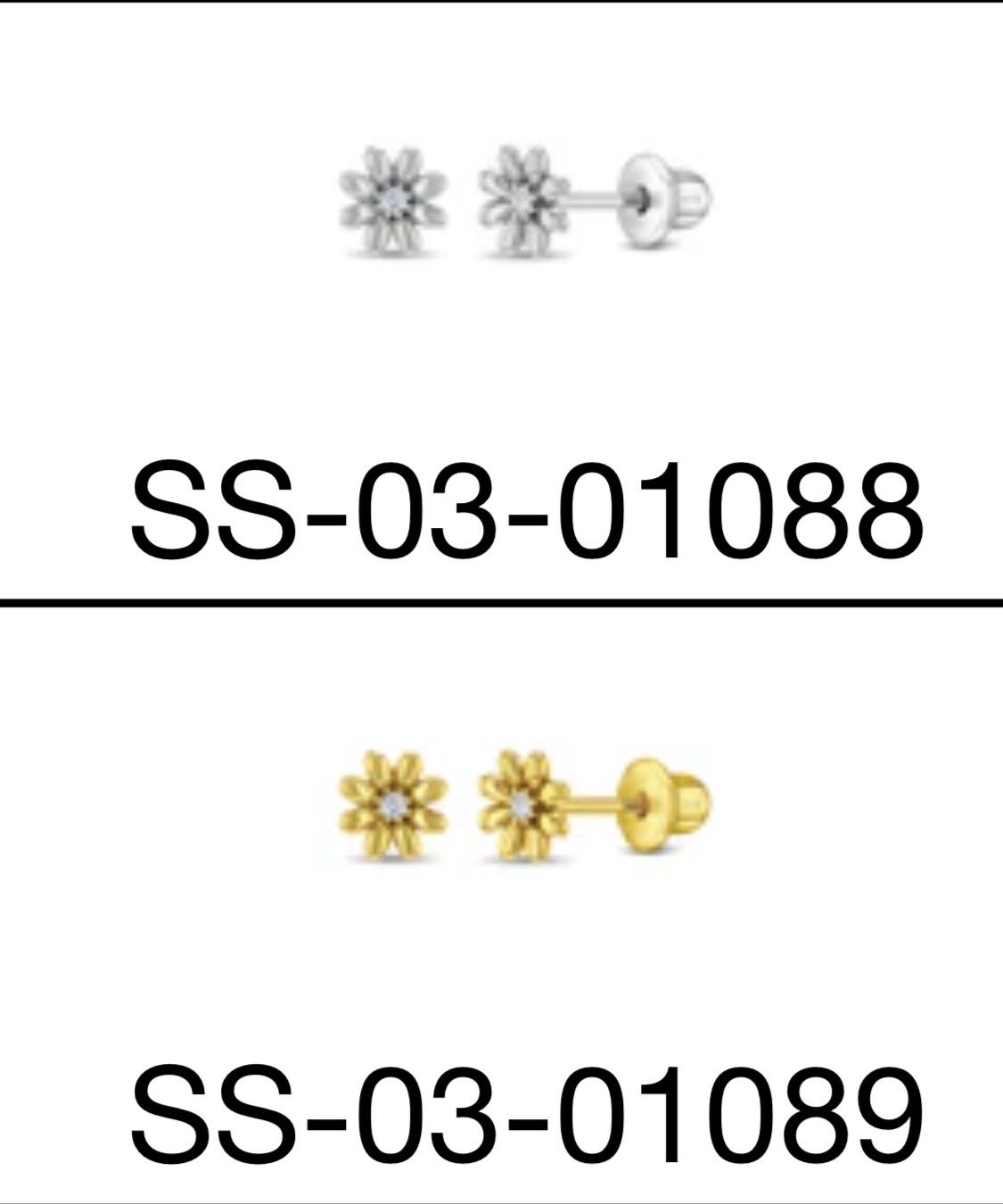 Silver Blossom Earrings