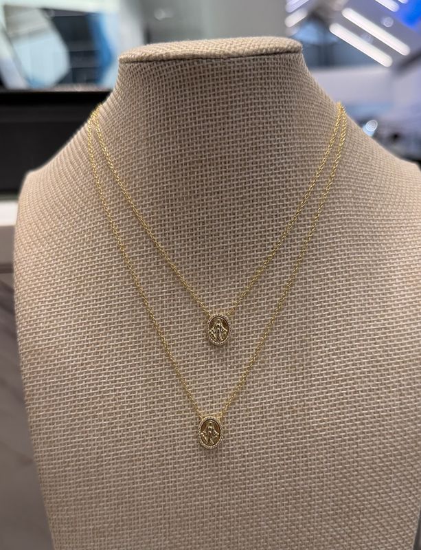 Gold Plated Jesus Silver Necklaces