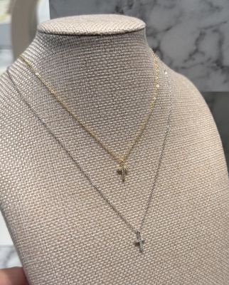 Silver Cross Necklaces