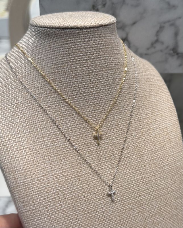 Silver Cross Necklaces