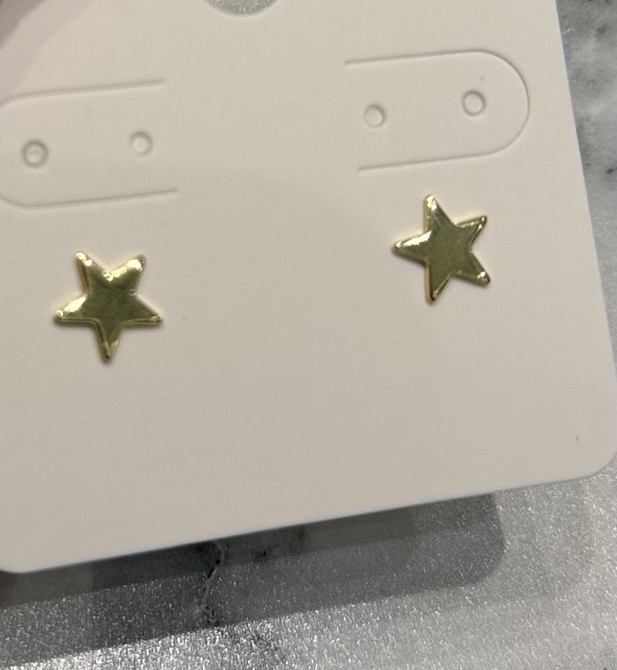 Star Silver Earring