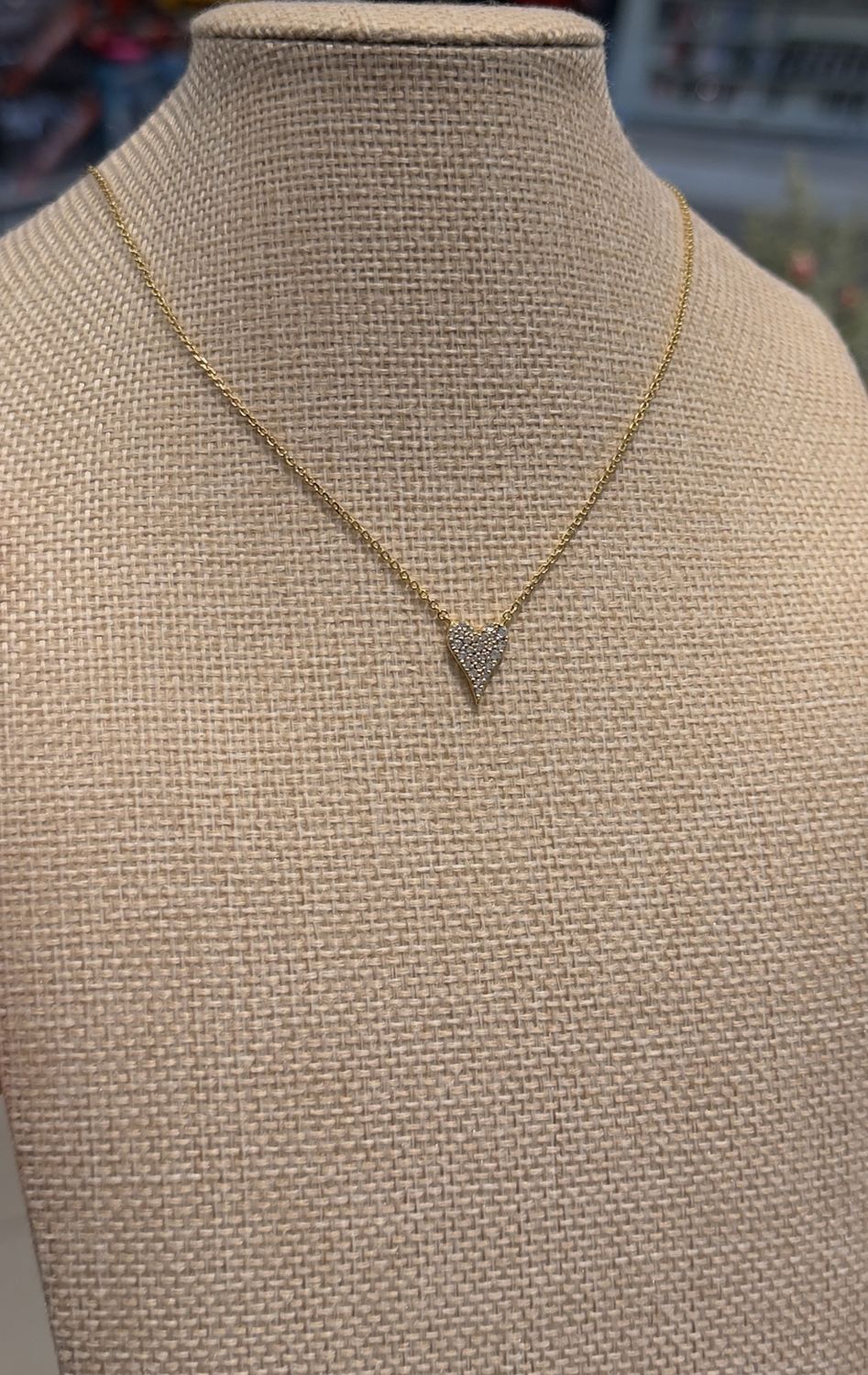 GPlated Big Heart Necklace