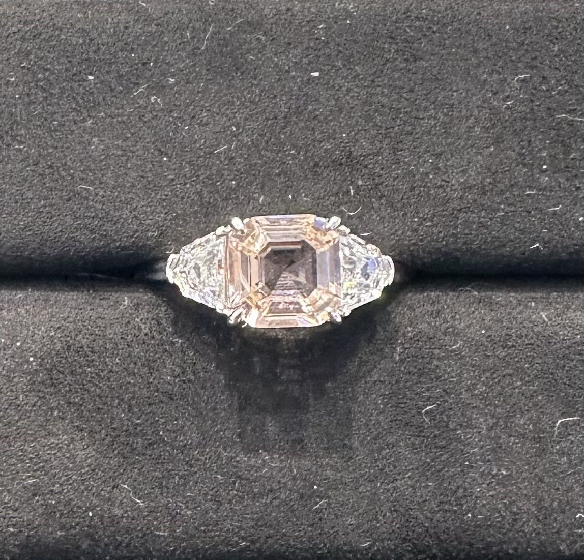 One Big Stn Pink Ring, Size: 6