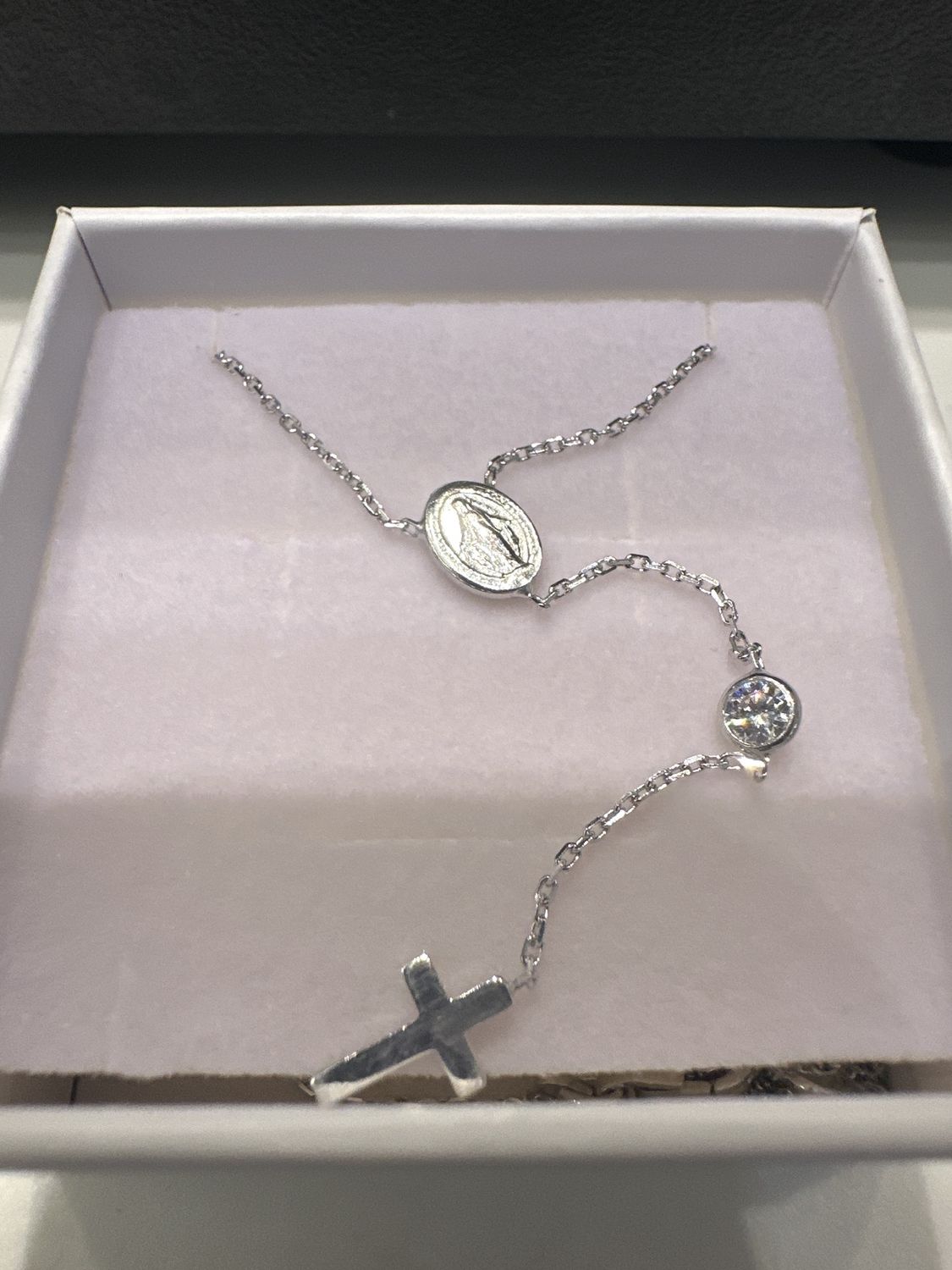Chris Cross silver necklace