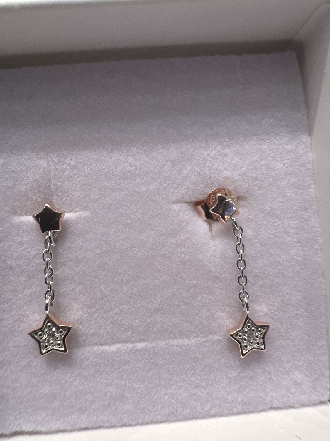 Shaking Stars Rose gold Earring