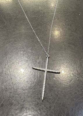 Cross w/Stone Necklace
