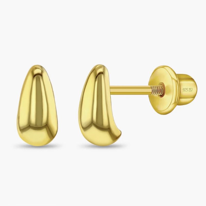 Gold Plated Silver Earring