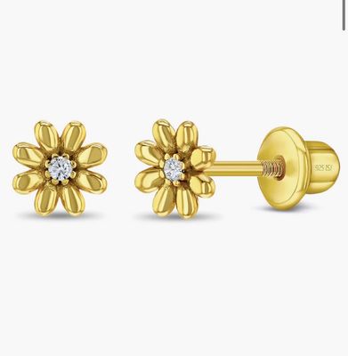 Silver Blossom Earrings