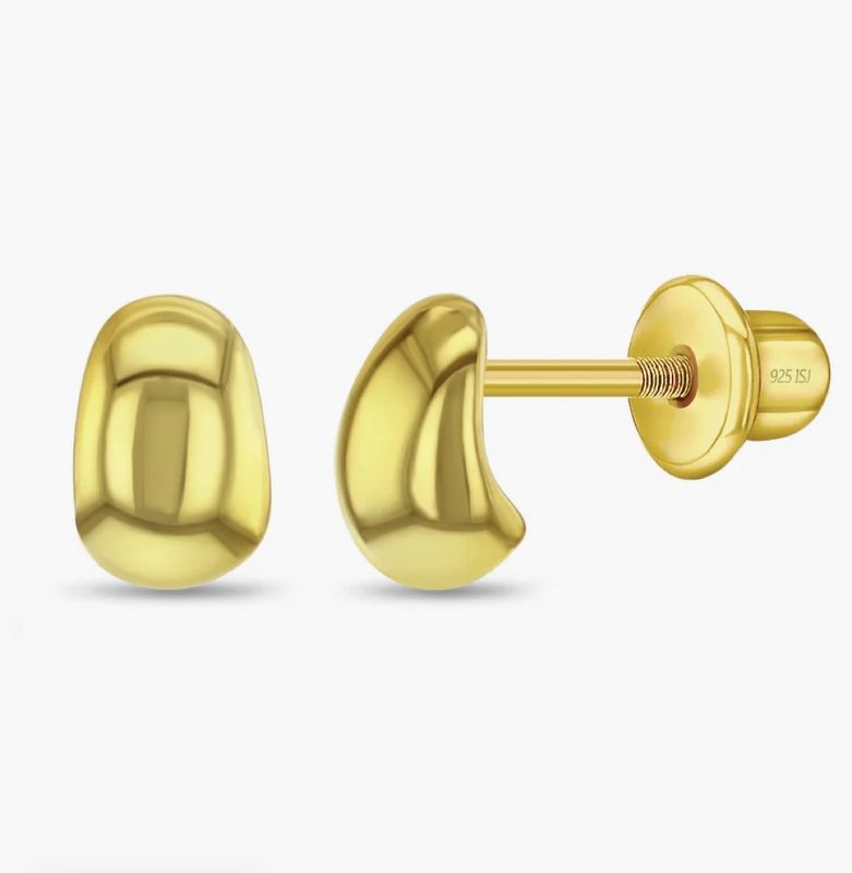 Gold Plated Silver Earrings