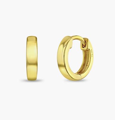 Classic Rounded Gold Earring