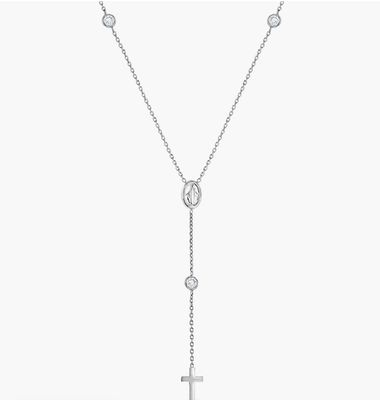 Chris Cross silver necklace