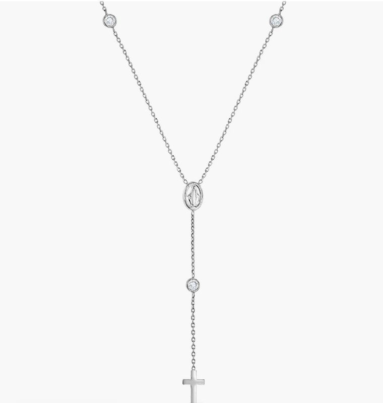 Chris Cross silver necklace