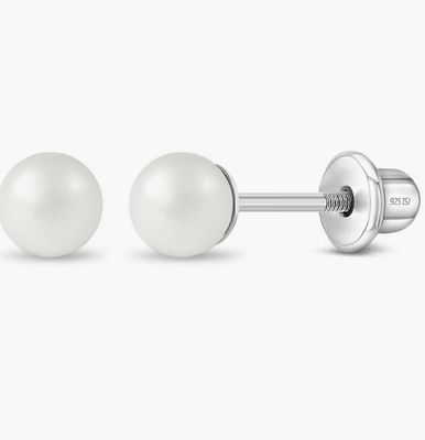 Pearl Screw Earring