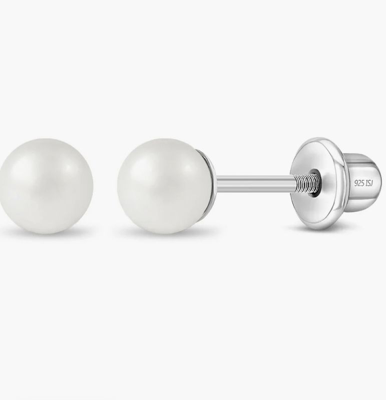 Pearl Screw Earring