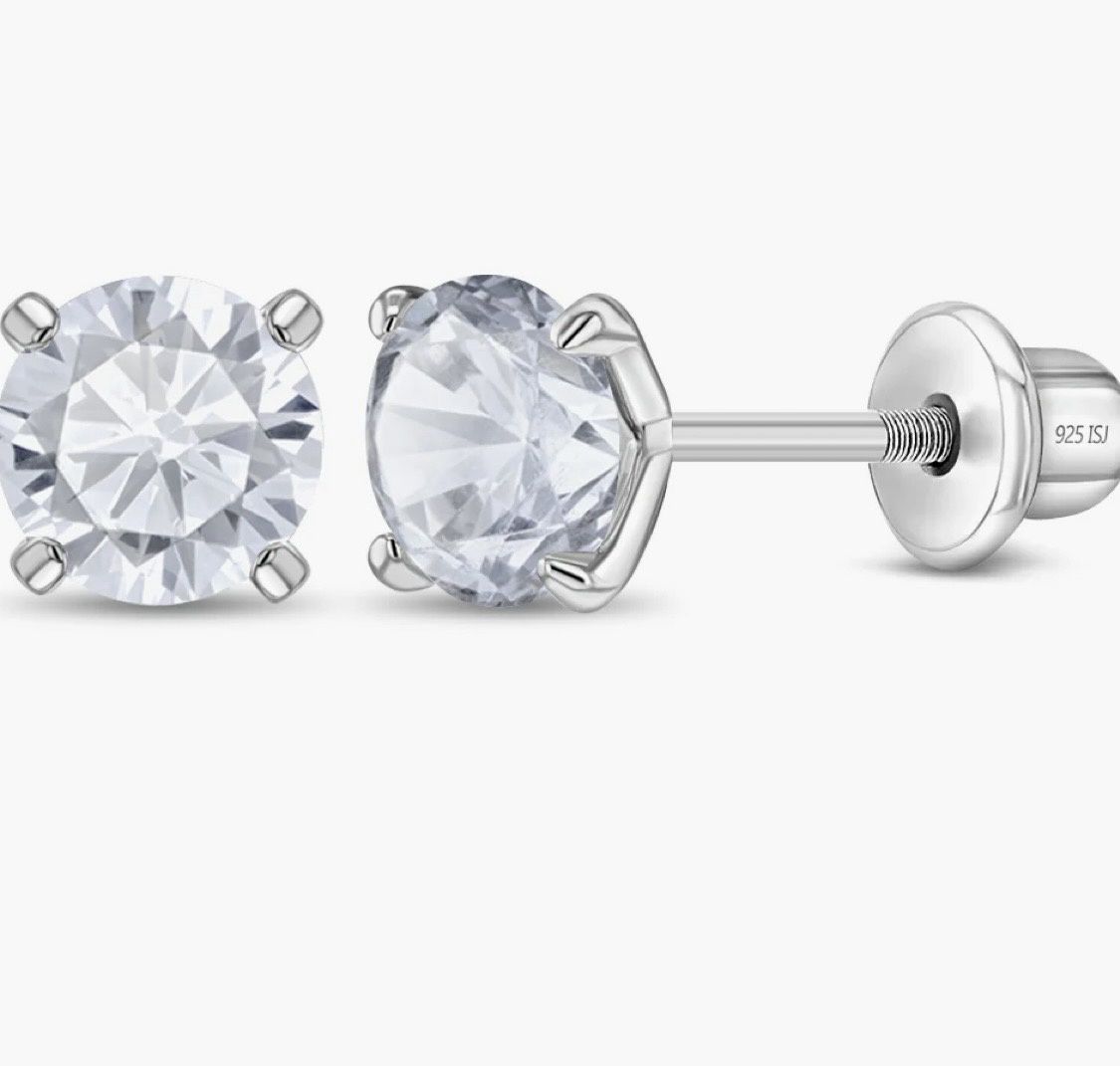 Onestone Screw Earring