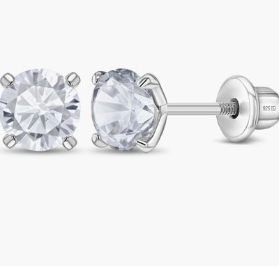 Onestone Screw Earring