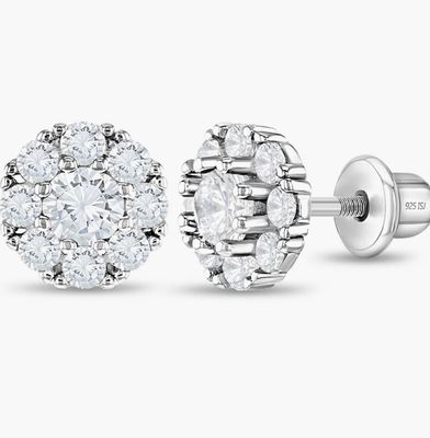 Encircling Screw Earrings