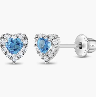 Princess Heart Screw Earring