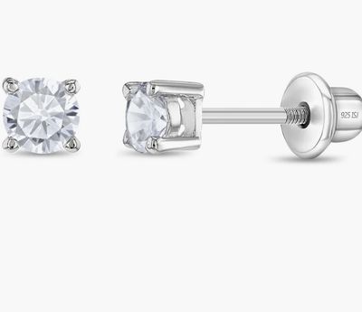 Mini Onestone Screw Earring