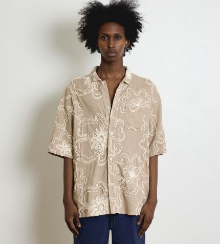 Havana Embroidered Short Sleeve Shirt