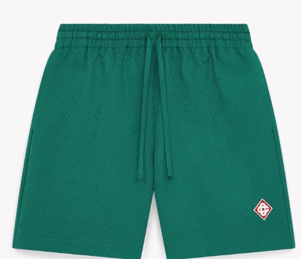 Cotton Monogram Jacquard Shorts