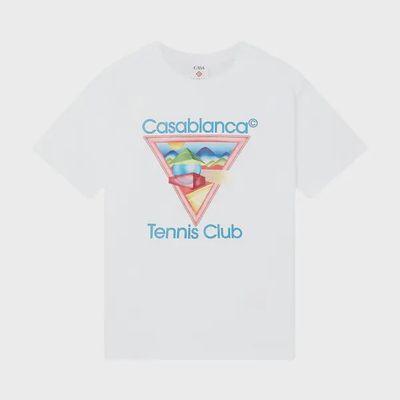 TENNIS CLUB ICON PRINTED T SHIRT