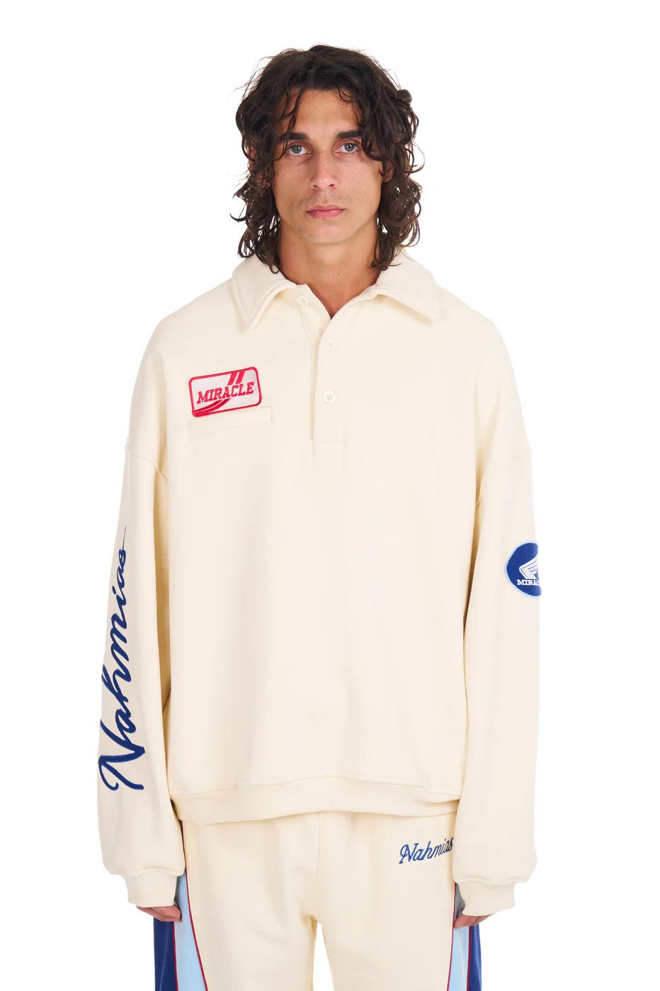 L/S POLO HENLEY SHIRT