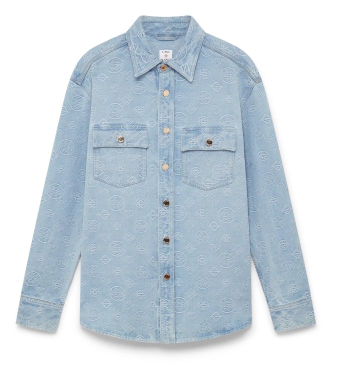 DENIM MONOGRAM SHIRT