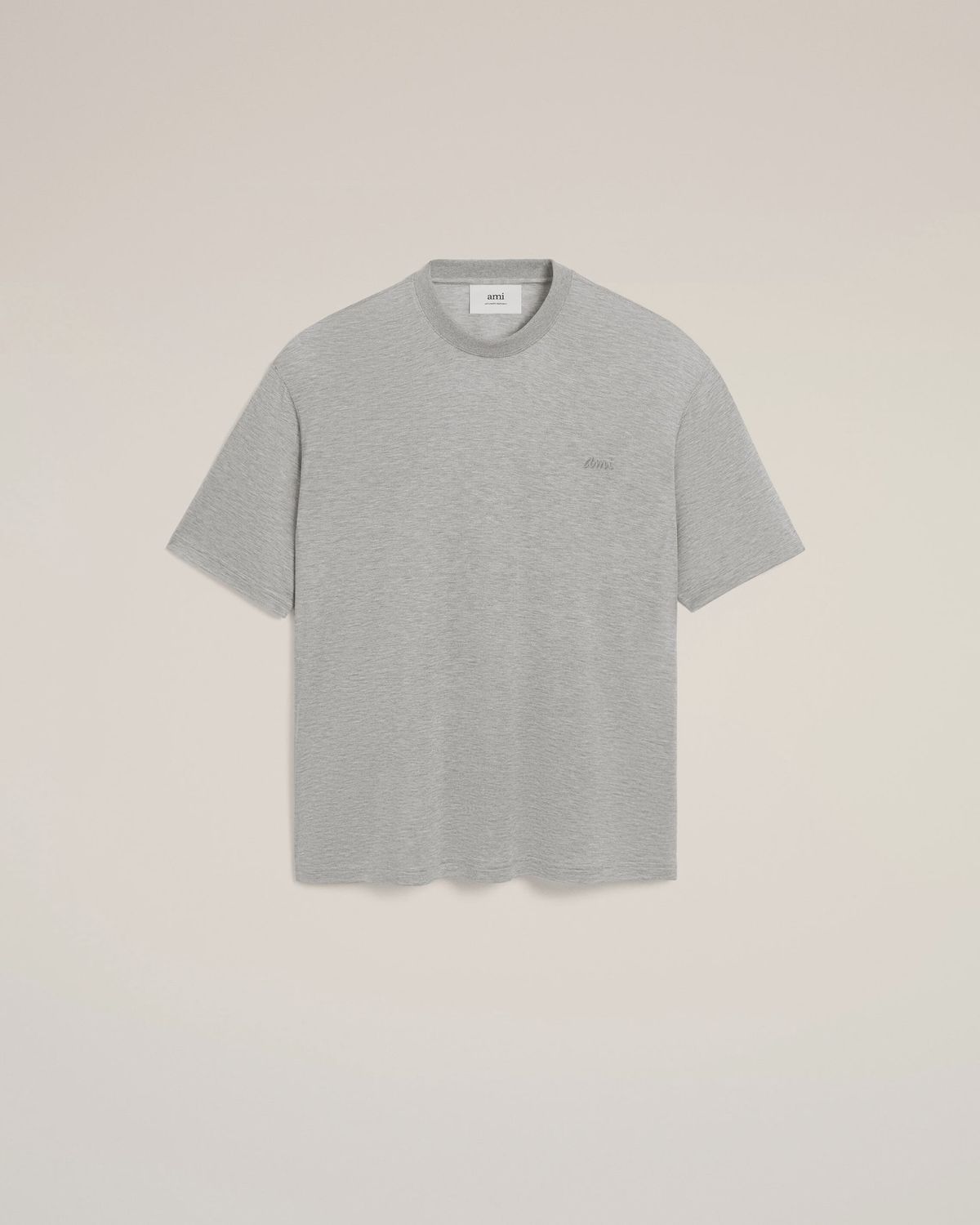 t-shirt in mercerized cotton and silk jersey