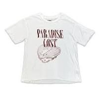 PARADISE PRAY T SHIRT, Colour: WHITE OPAL, Size: SMALL