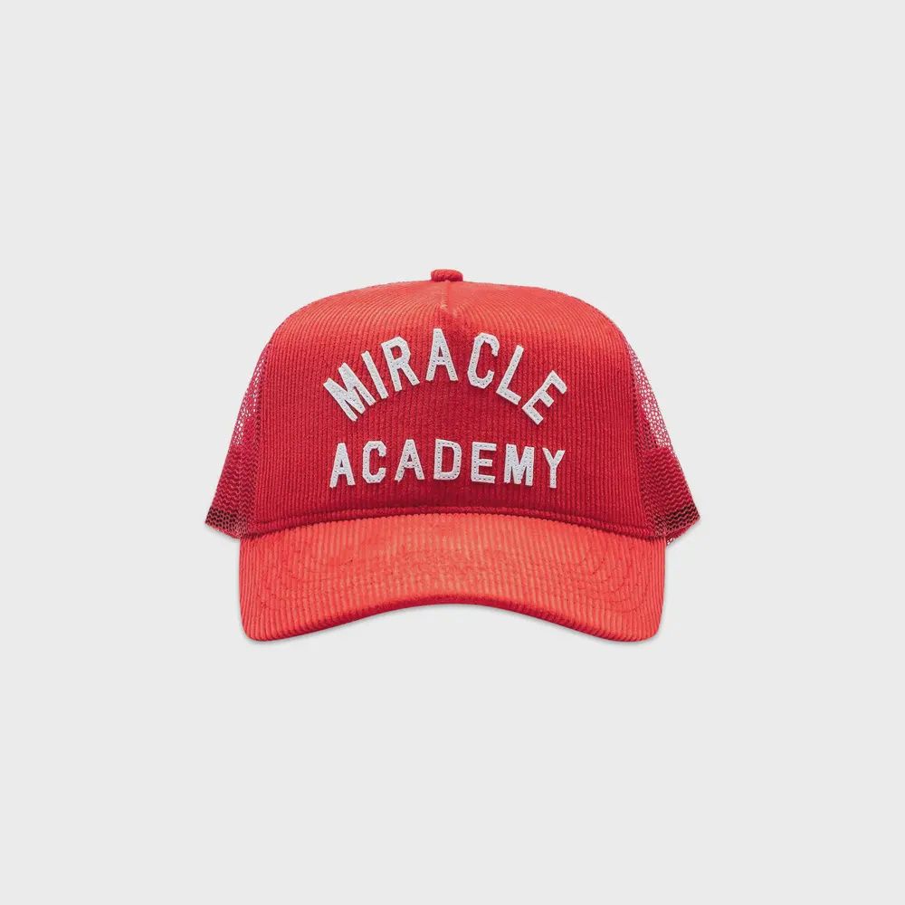 Miracle Academy Corduroy Trucker Hat