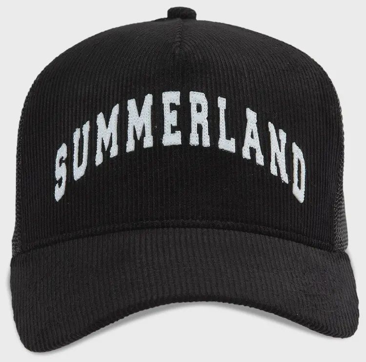 SUMMERLAND CORDUROY TRUCKER HAT