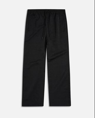 WIDE LEG NYLON TRACK PANTS